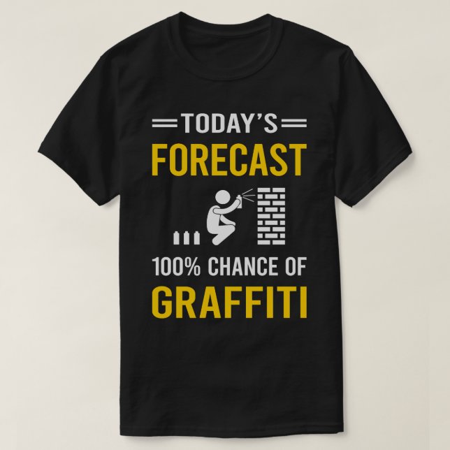 Heute Prognosen für Graffiti T-Shirt (Design vorne)