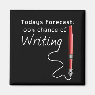 Heute prognostiziert 100% Chance auf das Schreiben Magnet