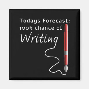 Heute prognostiziert 100% Chance, lustig zu schrei Magnet