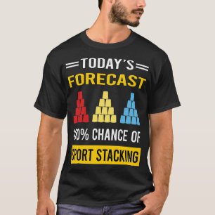 Heute prognostiziert Sport Stacking Cup Stacking S T-Shirt