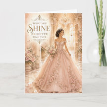 Heute strahlst du heller als je zuvor Quinceañera