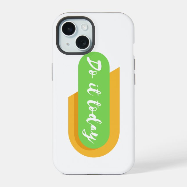 heute tun iPhone 15 hülle (Rückseite)