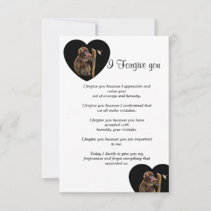 heute verzeihe ich Ihnen eine Karte