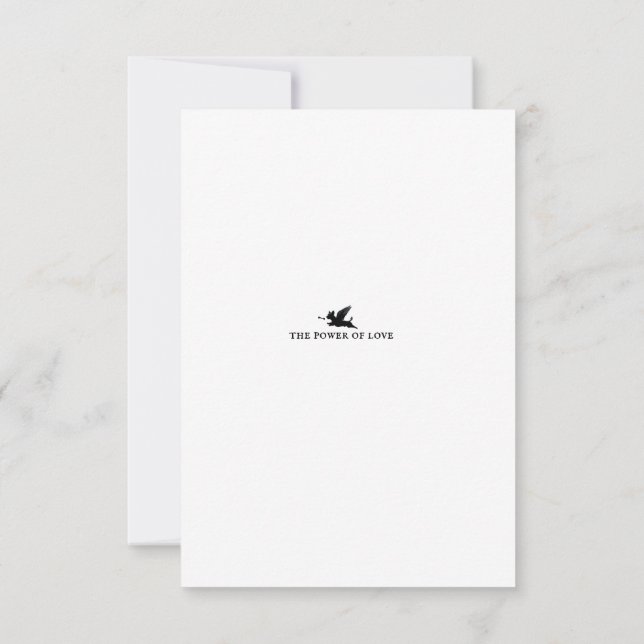 heute verzeihen Sie Mitteilungskarte (Rückseite)