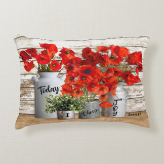 Heute wähle ich Joy Accent Throw Kissen