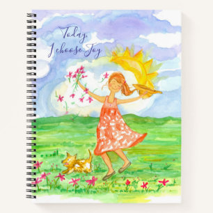 Heute wähle ich Joy Positive Danky Journal Notizbuch