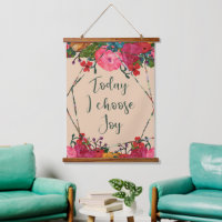 Heute wähle ich Joy Watercolor-Blume