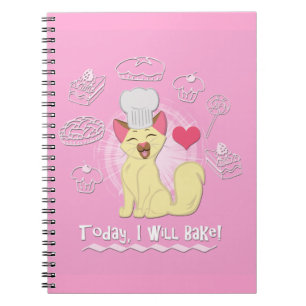 Heute werde ich backen! notizblock