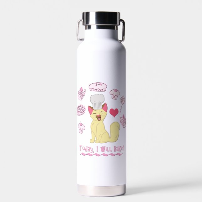 Heute werde ich backen! trinkflasche (Vorne)