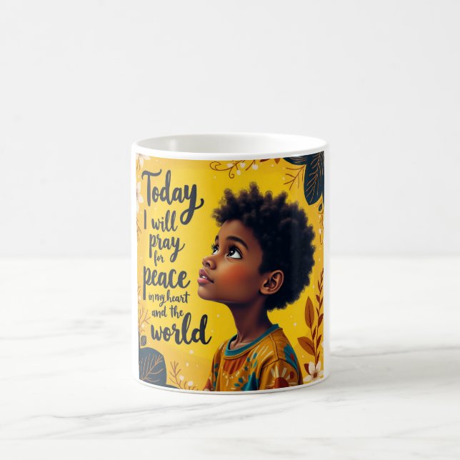 Heute werde ich Gott loben Kaffeetasse (Mittel)
