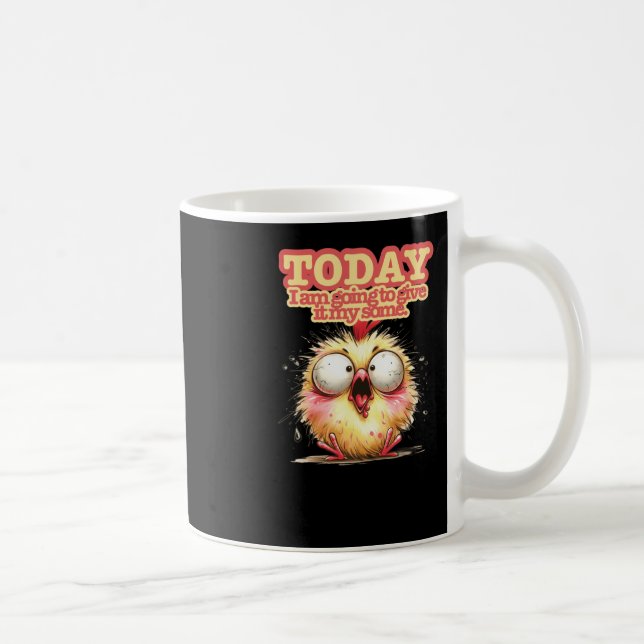 Heute werde ich ihm ein paar geben kaffeetasse (Rechts)