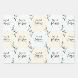 Heute werde ich verzeihen, wie Christus mir verzei Geschenkpapier Set