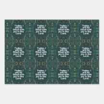 Heute werde ich voller Freude im Herrn sein.