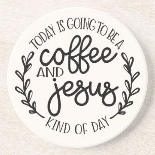 Heute wird ein Kaffee Sandstone Untersetzer