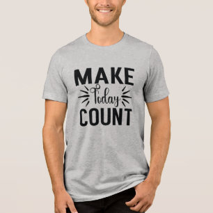 Heute zählen - 68543 Tri-Blend shirt