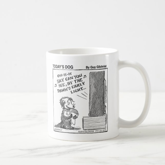 Heutige Dogg™ Nationalhymne Tasse (Rechts)