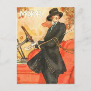 Heutige Hausfrau Postkarte
