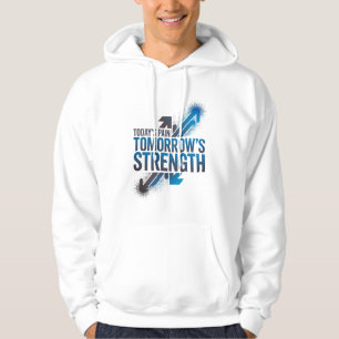HEUTIGER SCHMERZ MORGENS STÄRKE Motivational D06 Hoodie
