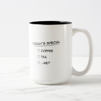 Heutiger Special: Kaffee, Tee oder… ich? Tasse