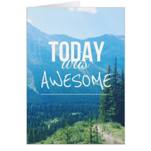 Heutiger Tag war fantastisch