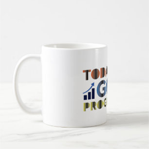 Heutiger Ziel Fortschritt Kaffeetasse