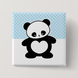 Heutiges Bestes! Kawaii Panda Button