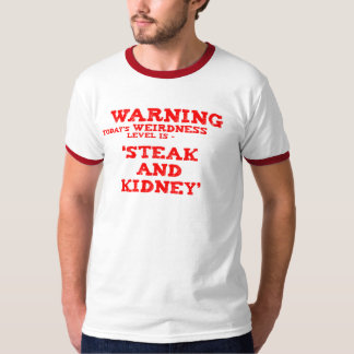 Heutiges Weirdness-Niveau T-Shirt