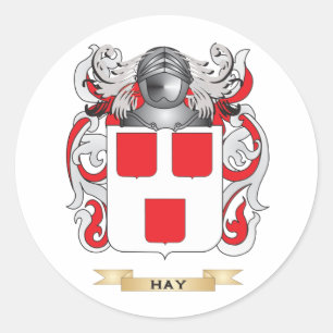 Heuwappen (Familienwappen) Runder Aufkleber