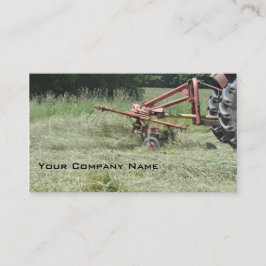 Heuwender-Visitenkarte Visitenkarte