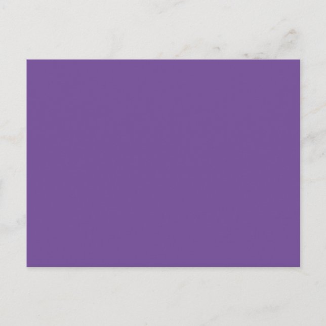 Hex #714997, Bouquet Ankündigungspostkarte (Vorderseite)