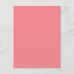 Hex #F1838A, Girly Feiertagspostkarte