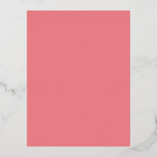 Hex #F1838A, Girly Folien Feiertagspostkarte