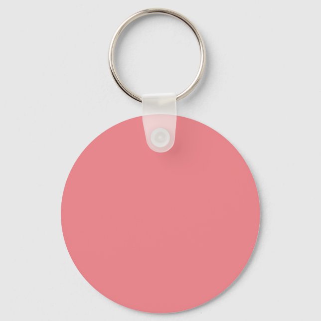 Hex #F1838A, Girly Schlüsselanhänger (Vorderseite)