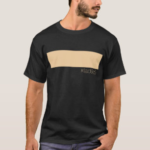 Hex FAD6A5 Warmes Blassorange Pfirsich Minimalisti T-Shirt