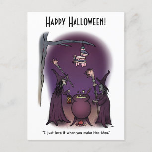 Hex Mex Halloween Postkarte
