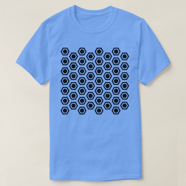 Hex Muster T-Shirt (Design vorne)