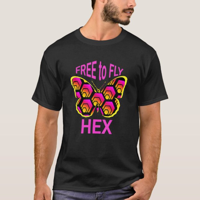 Hex Pulse Pulsekette Crypto Cryptowährung Designs T-Shirt (Vorderseite)