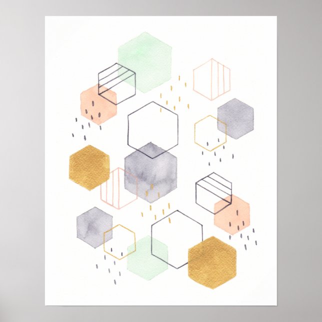 Hex Scatter Poster (Vorne)