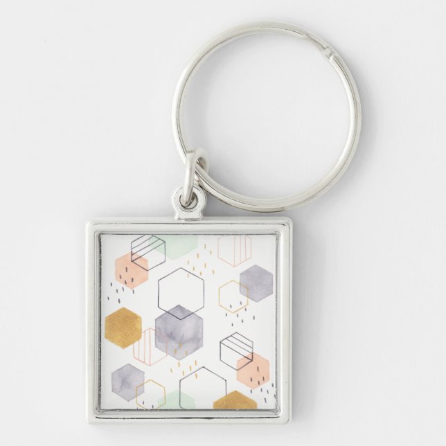 Hex Scatter Schlüsselanhänger (Vorne)