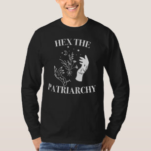 Hex the Patriarchy Feminist Hexe Halloween T-Shirt