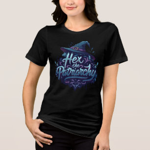 Hex the Patriarchy, Lass sie wissen, wie Sie fühle Tri-Blend Shirt