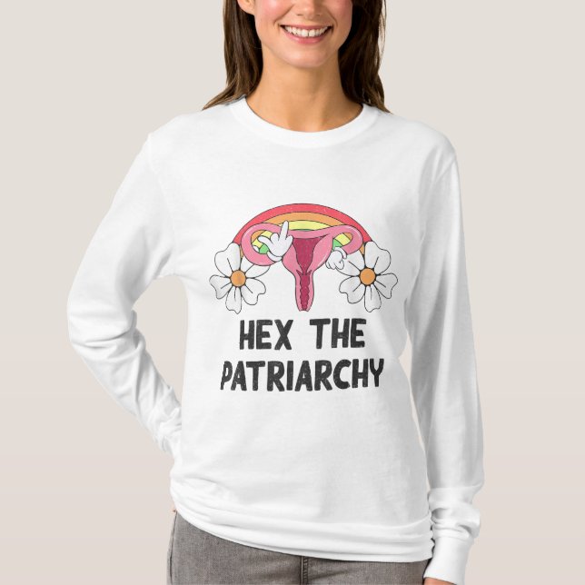 Hex the Patriarchy My Body My Choice Pro-Choice Fe T-Shirt (Vorderseite)
