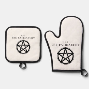 Hex the Patriarchy Ofenhandschuh & Topflappen-Set
