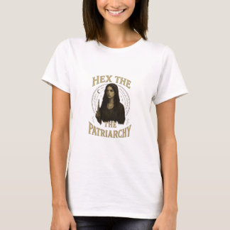 Hex the Patriarchy – Wiccan Witch Illustration  T-Shirt