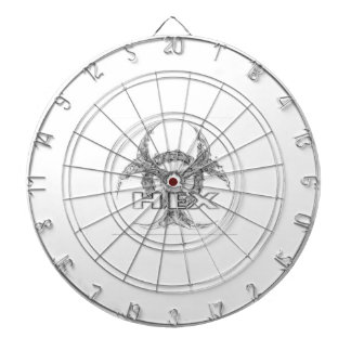 HEX Weiße Tafel Dartscheibe