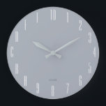 Hexadecimal Geek (Narrow) Große Wanduhr<br><div class="desc">Telling Time with a hexadecimal clock is simple. Just remember that A = 10 und 10 = 16. Then if you multiply,  say,  10 by .75,  you get 12. Wie geht's?</div>
