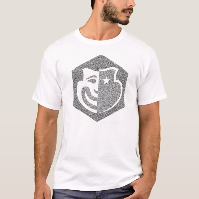 Hexagon ätzte Logo-Shirt T-Shirt (Vorderseite)