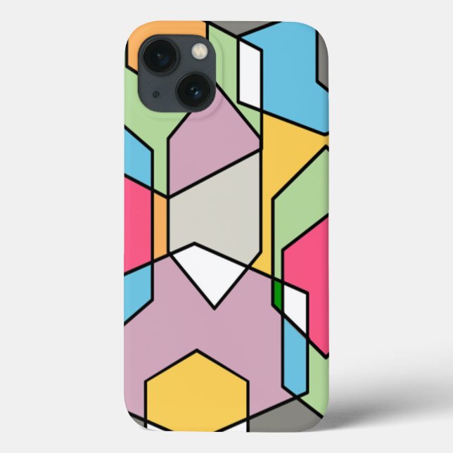 Hexagon Bauhaus - Pastels Case-Mate iPhone Hülle (Rückseite)