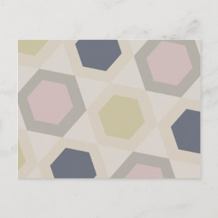 Hexagon Bliss Postkarte