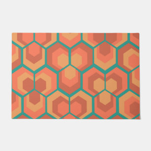 Hexagon-Blume Fußmatte